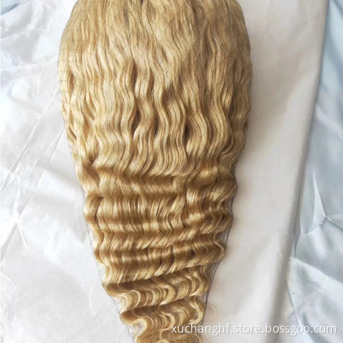 613 Frontal Wigs For Black Women Human Hair Virgin Cuticle Aligned Hair Blond Hd Lace Front Wig Straight 613 Full Lace Wigs